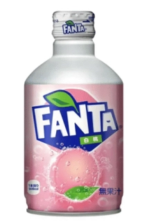 Fanta White Peach Japonsko 300ml Aluminium Bottle