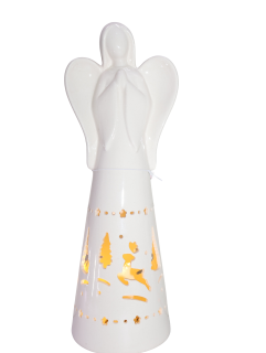 Porcelánový dekorační soška - Anděl 27cm